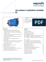 Pompe À Pistons Axiaux À Cylindrée Variable A10VO Série 32: RF 92705/2023-04-24 Remplace:2021-08-25