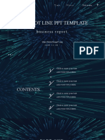 Blue Dot Line Business PowerPoint Templates