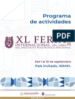 Programa de Actividades FIL IPN 2023 - 3008