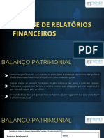 Ok ANÁLISE DE RELATÓRIOS FINANCEIROS