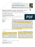 Algae-Bacterial Aquaculture Can Enhance Heavy Metals (Pb2+ and Cd2+) Backup