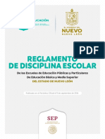 Reglamento de Disciplina Escolar 2022