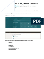 Hire An Employee in Fusion HCM