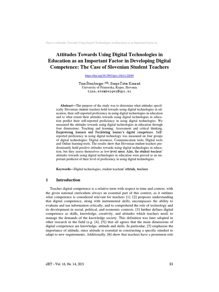 International Journal of Emerging Technologies in Learning (iJET ...