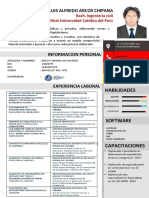 Luis Alfredo Arcos Chipana CV