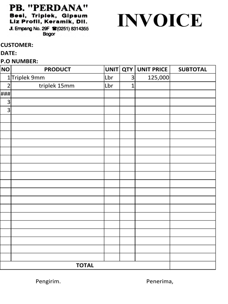 Invoice | PDF
