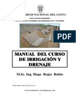 Manual de Irrigacion y Drenaje Hugo Roja