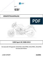 Motoguzzi 1200 Sport Manuale D'officina