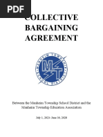 Manheim Township Collective Bargaining Agreement