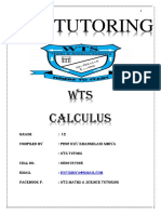 WTS Calculus