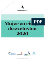 Mujer en Riesgo de Exclusion 2020