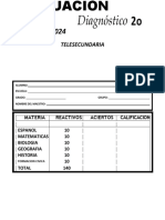 2o EXAMEN DIAGNOSTICO 2023-2024 CLAVE........