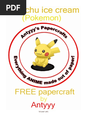 Pikachu Ice Lineless