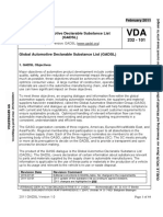 Vda 232-101 Gadsl Global Automotive Declarabe Substance List