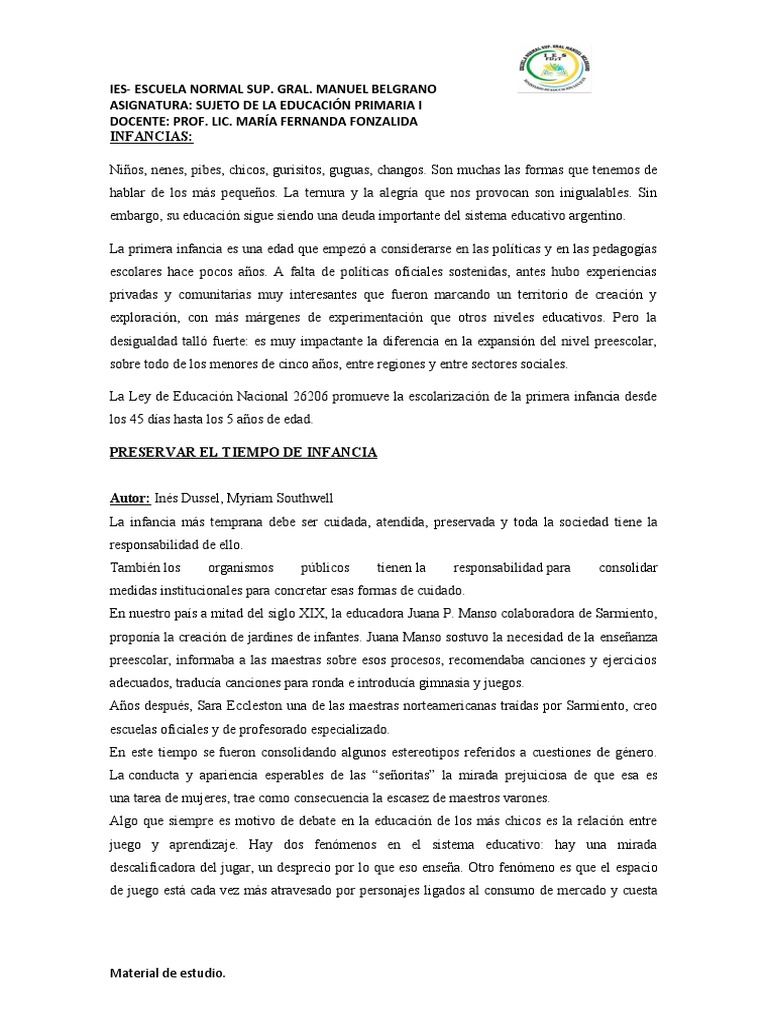 Desafíos de la Educación Infantil | PDF | Educación de la primera infancia