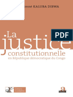 La Justice Constitutionnelle en RDC