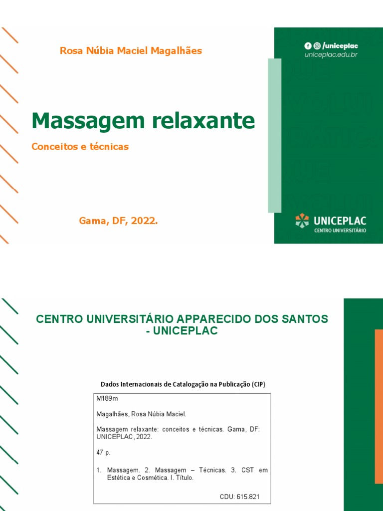 Técnicas de Massagem Relaxante | PDF | Sistema circulatório | Massagem