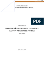 Primjena Više Programskih Paradigmi U Razvoju Programske Podrške