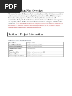 BIM Execution plan