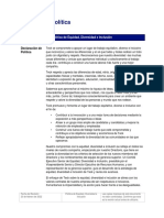 Política de Equidad Diversidad e Inclusión (Internal)