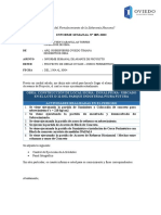 Informe Semanal de Obra 5 - Primera Etapa