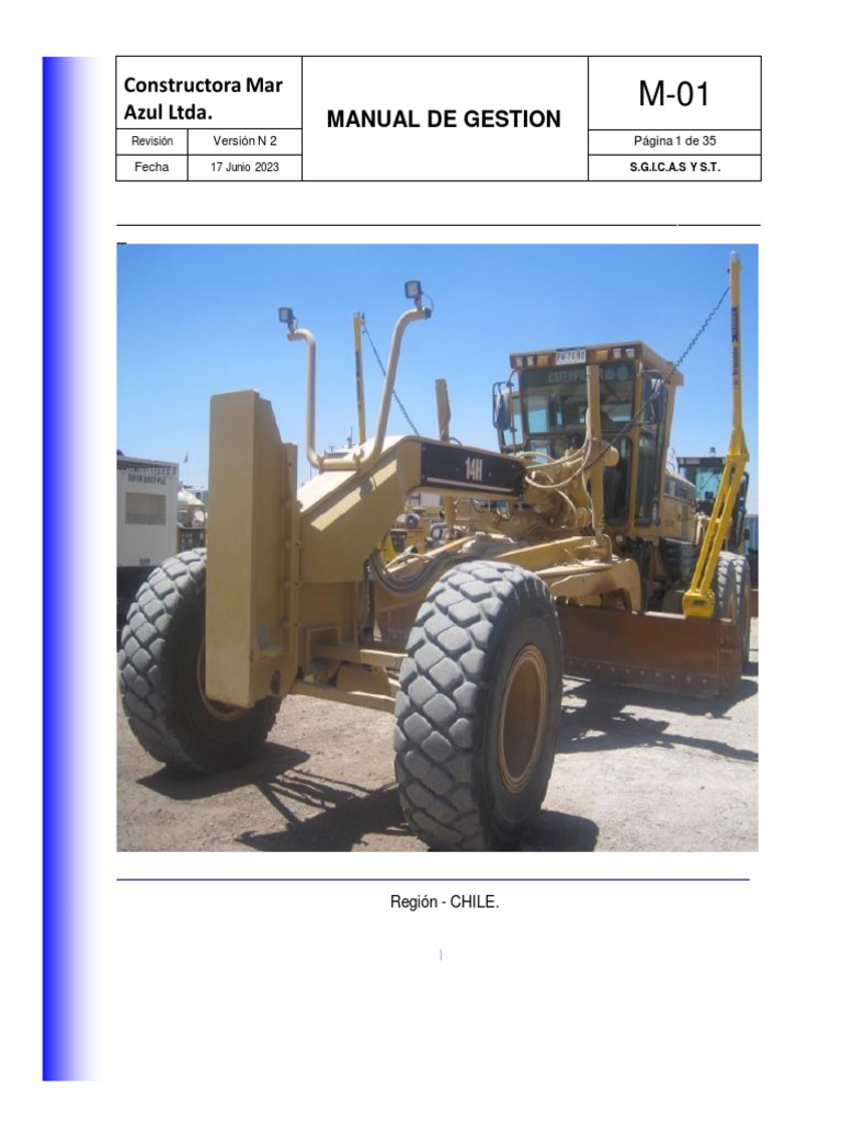 Manual de Calidad ISO 9001 Constructora Mar Azul | PDF | Calidad ...
