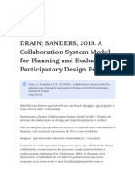 DRAIN SANDERS, 2019. A Collaboration System Model For Planning and Evaluating Participatory Design Projects - MeisterNote - MeisterNote
