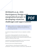 HUSSAIN Et Al., 2012. Participatory Design With Marginalized People in Developing Countries: Challenges and Opportunities
