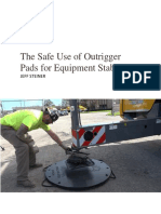 The Safe Use of Outrigger Pads For Equipment Stability