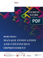 BSBSTR601 Student Guide