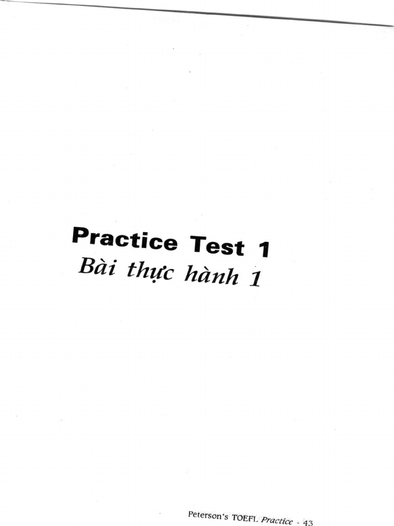 Practice Test 1 | PDF