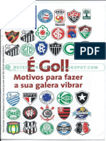 Ponto cruz e gol -escudo clube de futebol para bordar -receita 