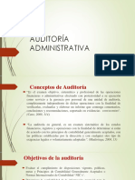 Auditoría Administrativa Clase 1