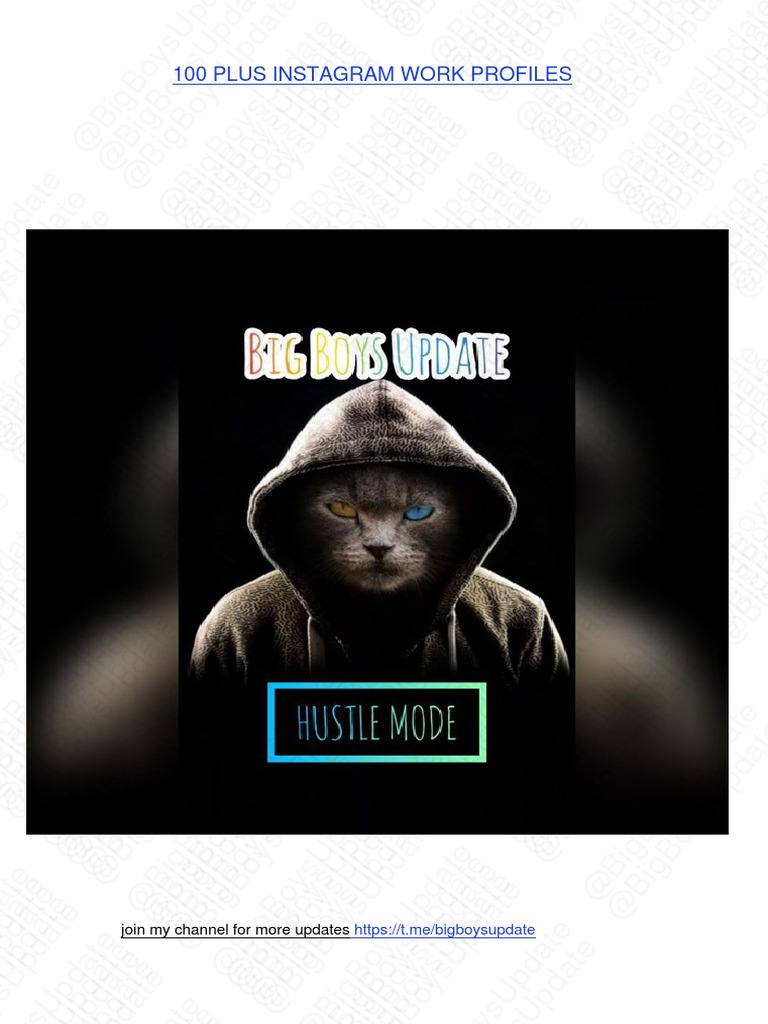 100+ IG Work Profiless | PDF