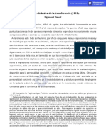 3.1 Sobre La Dinamica de La Transferencia - Freud-Con Comentarios