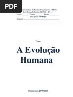 Evolução humana IREMAR