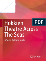 Hokkien Theatre Across The Seas A Socio-Cultural Study