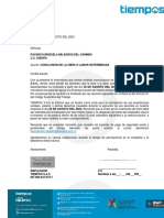 Carta de Terminacion de Contrato Pacheco Brizuela Milagros Del Carmen