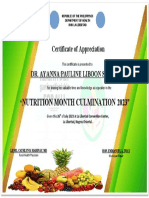 Certification of Appreciation (SPEAKER)