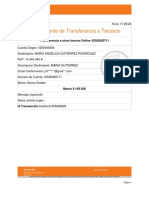 Comprobante Transferencia