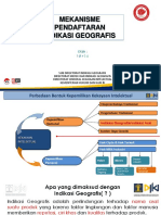 Mekanisme Pendaftaran Indikasi Geografis