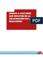 Unidad 4 - Aglutinación de Las Reacciones