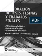 Iglesias, G. - Elaboración de Tesis, Tesinas y Trabajos Finales