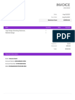 Invoice # BD0022-updated