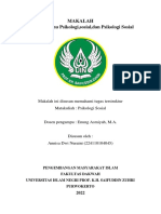 Makalah Asal Usul Ilmu Psikologi, Sosial, Dan Psikologi Sosial