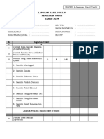 Formulir Laporan Hasil Coklit