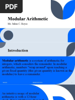 Modular Arithmetic