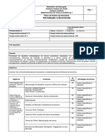 Plano de Ensino Economia - Quimica - 2022 - 2