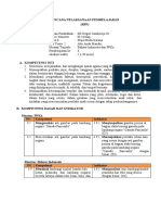 Rencana Pelaksanaan Pembelajaran (RPP) : Kelas / Semester: III / Genap