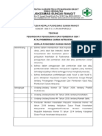 7.6.3.1 PENANGANAN PENGGUNAAN DAN PEMBERIAN OBAT ATAU CAIRAN INTRAVENA (Yg Berubah PMK 43 2019, Bagian Memutuskan Poin 2 Dan 3)